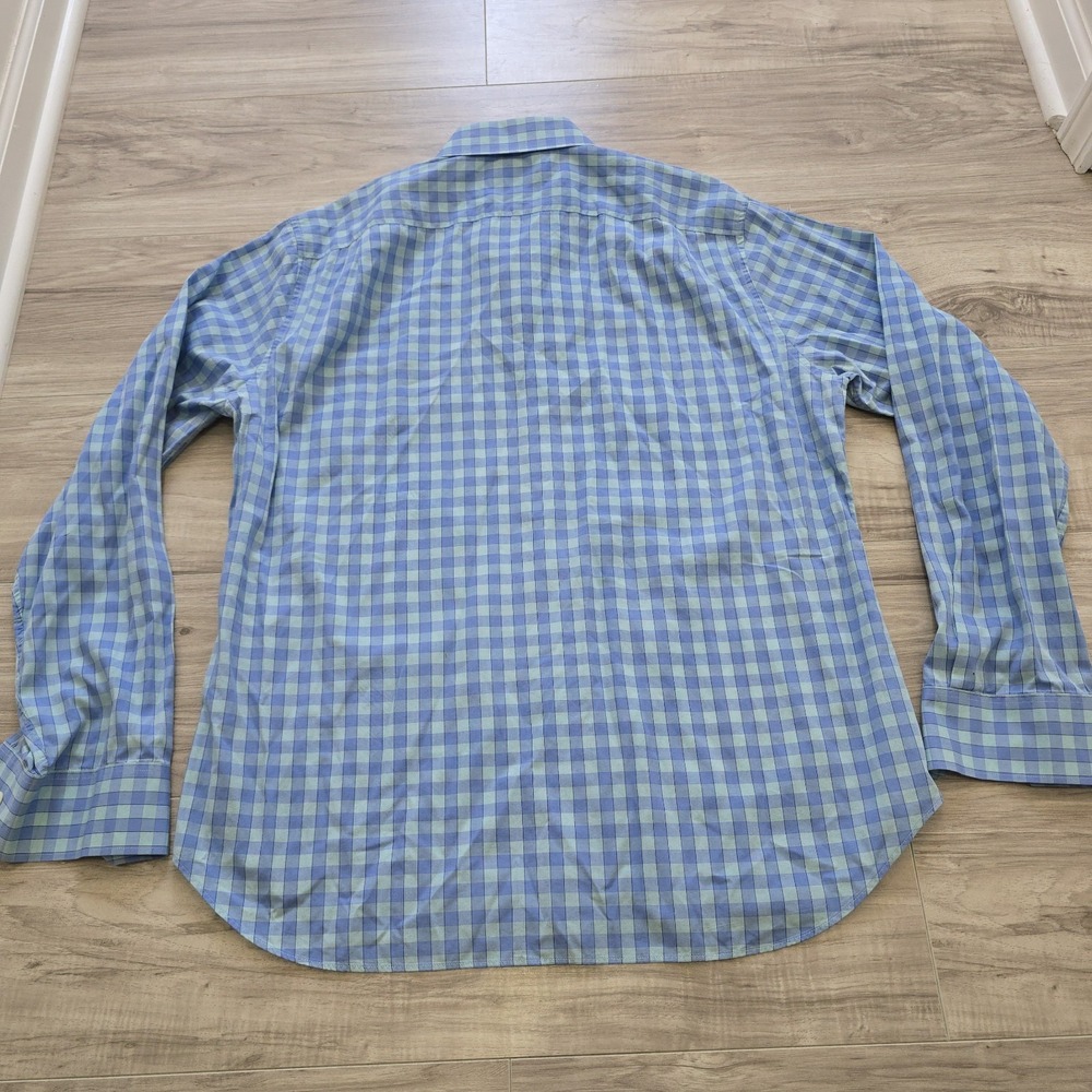 Bonobos Button Shirt Mens XL Slim Fit Blue Long Sleeve - Picture 8 of 9
